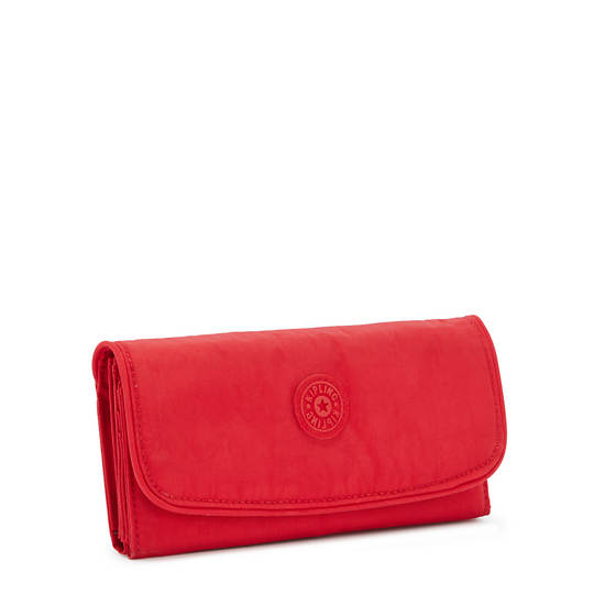 Kipling Money Land Snap Portefeuille Rood | België 1425EB